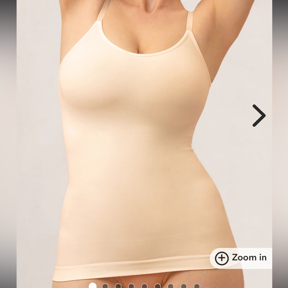Shapermint Essentials All Day Every Day Scoop Neck Cami XL Nude compression